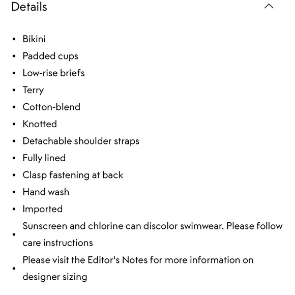 Zimmermann red terry bikini. NWT. Designer size 2. Fits US size 6-8. - Picture 6 of 9